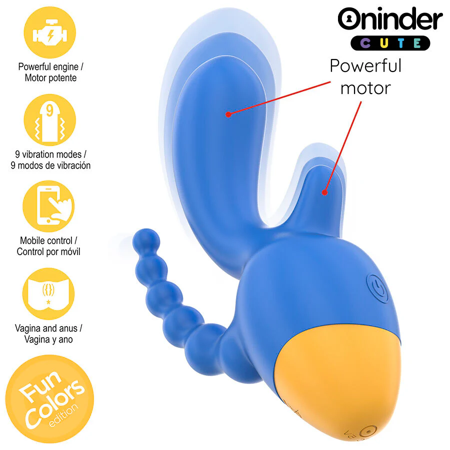 ONINDER CUTE - LOVE 3 SOME VIBRADOR TRIPLO - APLICATIVO MUNDIAL GRATUITO - Image 6
