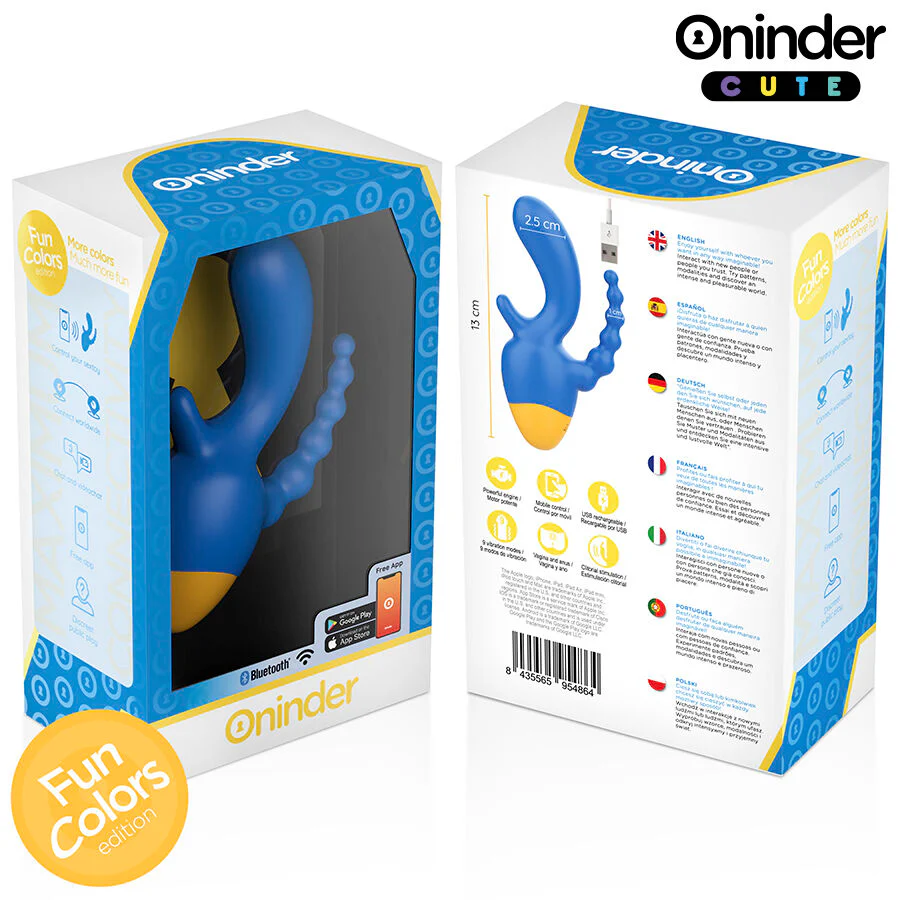 ONINDER CUTE - LOVE 3 SOME VIBRADOR TRIPLO - APLICATIVO MUNDIAL GRATUITO - Image 8