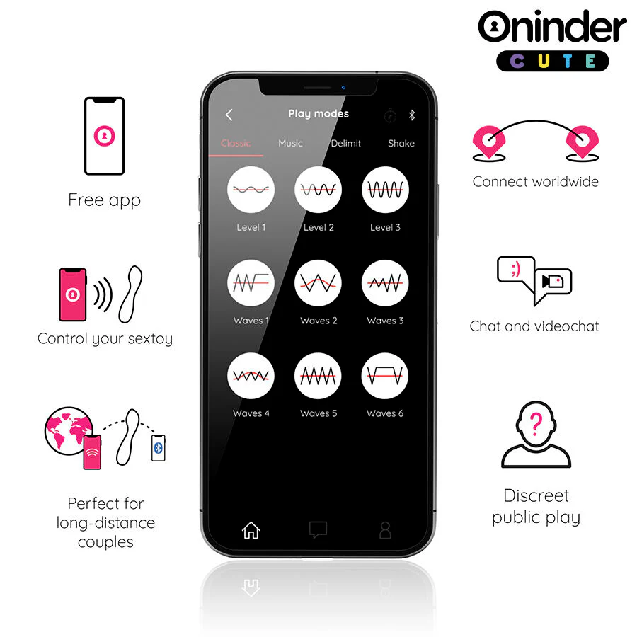ONINDER CUTE - LOVE BUDDY MASTER VIBRADOR DE PONTO G - APLICATIVO MUNDIAL GRATUITO - Image 3