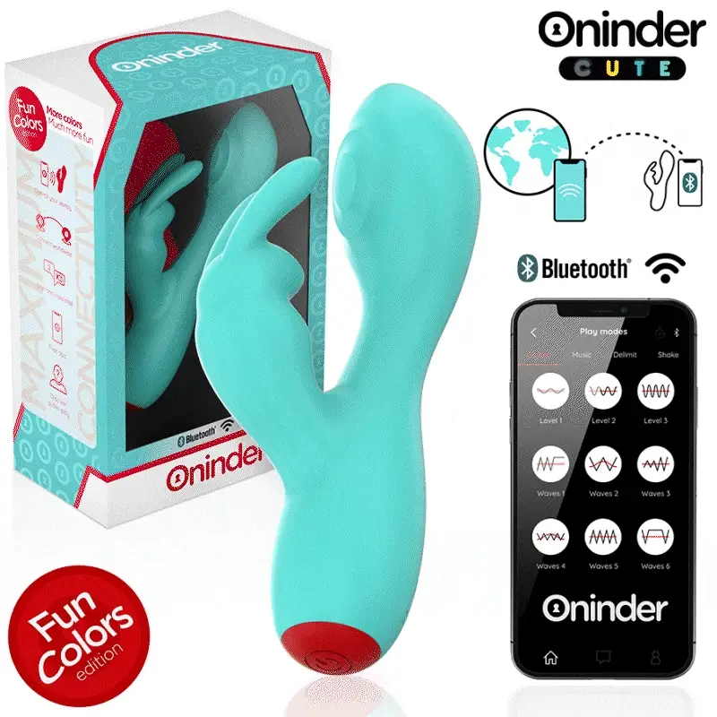 ONINDER CUTE - LOVE BUNNY VIBRADOR CLITÓRISMO PONTO G - APLICATIVO MUNDIAL GRATUITO - Image 2