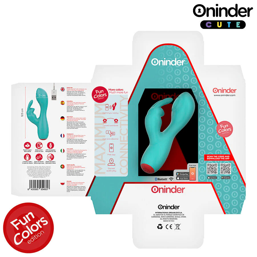 ONINDER CUTE - LOVE BUNNY VIBRADOR CLITÓRISMO PONTO G - APLICATIVO MUNDIAL GRATUITO - Image 7