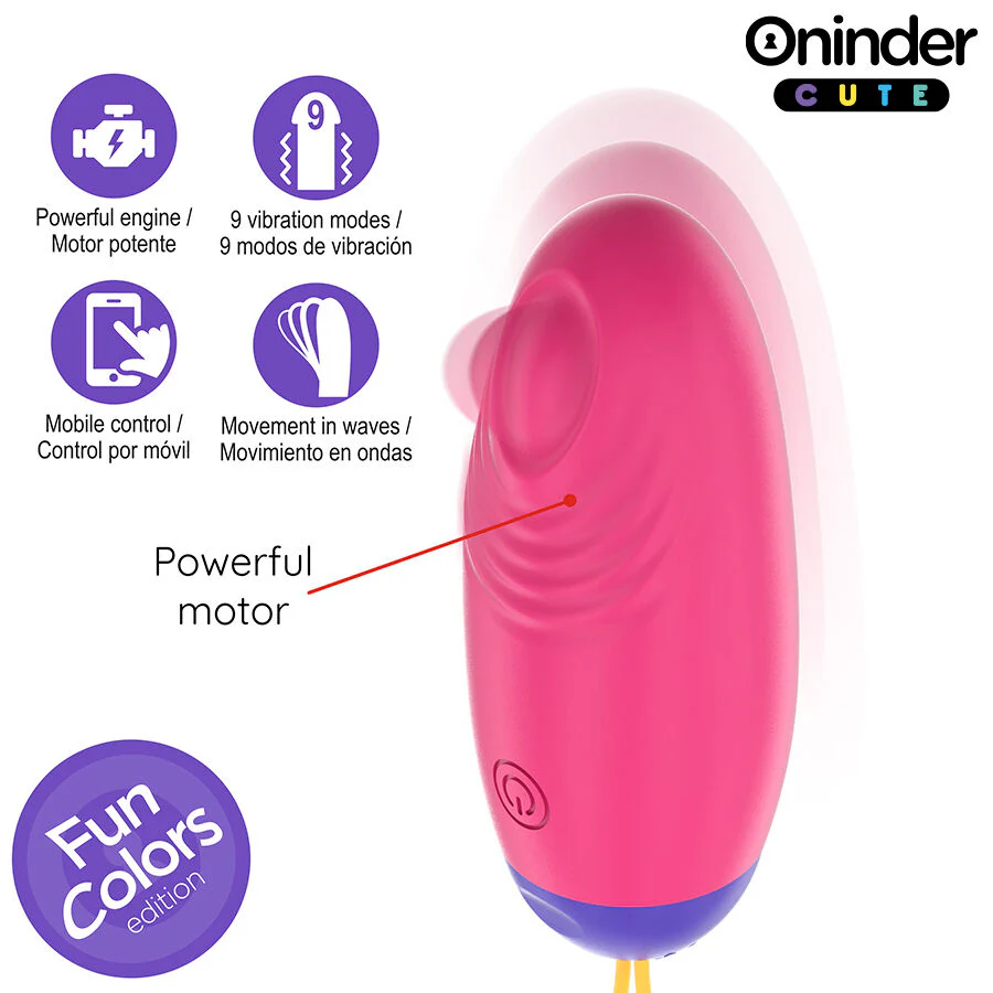 ONINDER CUTE - OVO DE SILICONE COM VIBRO-ONDAS E PRAZER DE AMOR - APLICATIVO MUNDIAL GRATUITO - Image 6