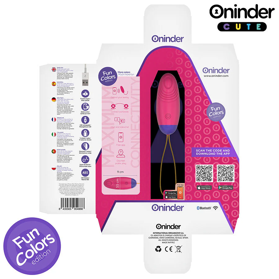 ONINDER CUTE - OVO DE SILICONE COM VIBRO-ONDAS E PRAZER DE AMOR - APLICATIVO MUNDIAL GRATUITO - Image 8