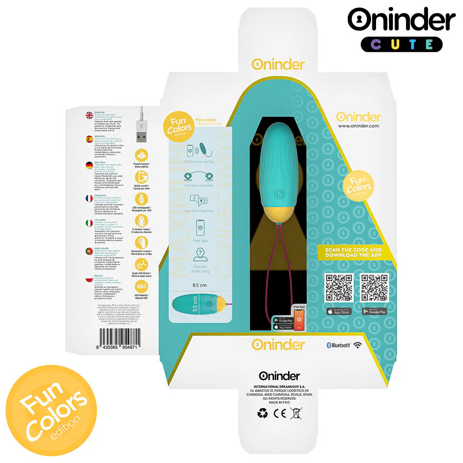 ONINDER CUTE - OVO DE SILICONE VIBRO-GIRATÓRIO LOVE PLEASURE - APLICATIVO MUNDIAL GRATUITO - Image 8