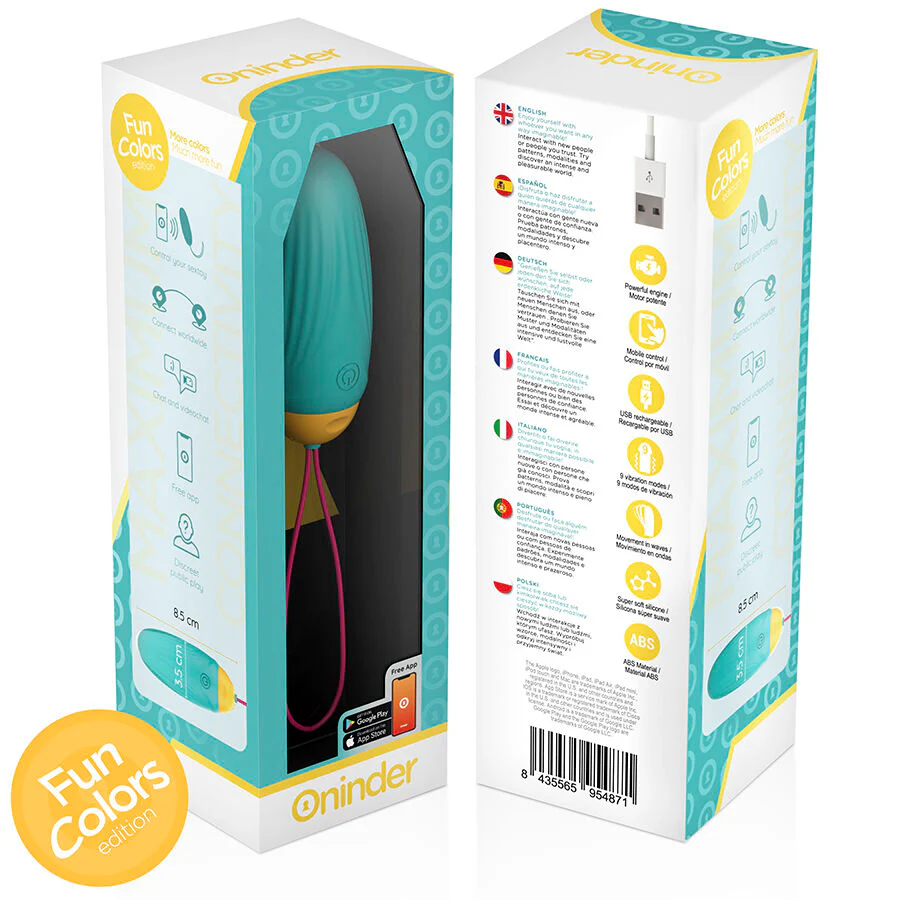 ONINDER CUTE - OVO DE SILICONE VIBRO-GIRATÓRIO LOVE PLEASURE - APLICATIVO MUNDIAL GRATUITO - Image 9