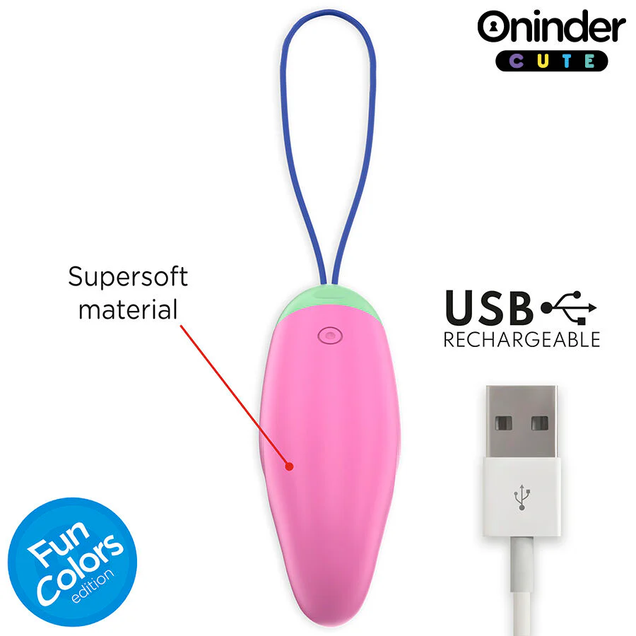ONINDER CUTE - OVO VIBRO-GIRATÓRIO LOVE PLEASURE 360 SILICONE - APLICATIVO MUNDIAL GRATUITO - Image 7