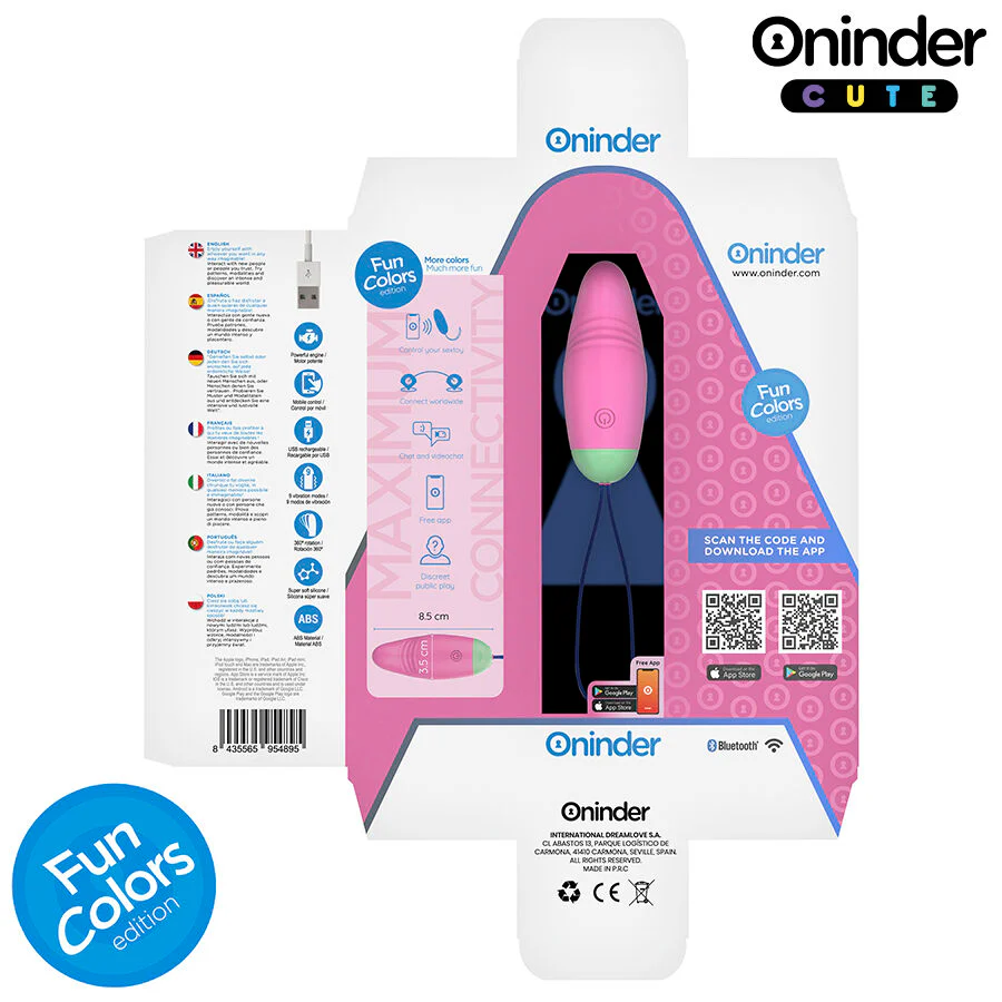 ONINDER CUTE - OVO VIBRO-GIRATÓRIO LOVE PLEASURE 360 SILICONE - APLICATIVO MUNDIAL GRATUITO - Image 8