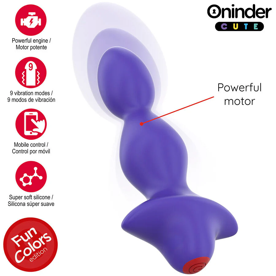 ONINDER CUTE - PLUG ANAL VIBRANTE LOVE BUTT - APLICATIVO MUNDIAL GRATUITO - Image 5