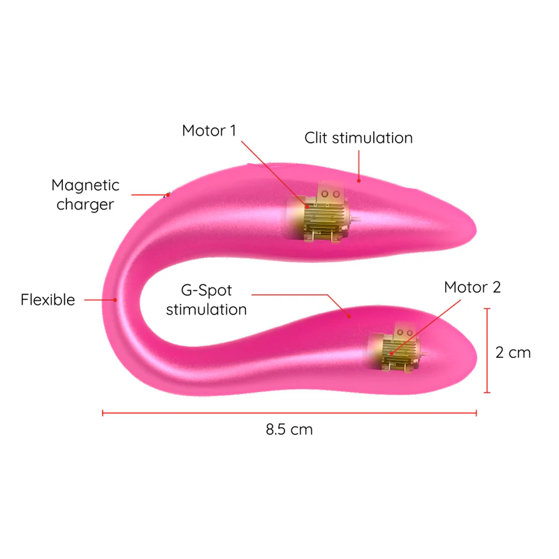 ONINDER - LISBOA G-SPOT & CLITORAL STIMULATOR BLACK - APLICAÇÃO GRATUITA - Image 9