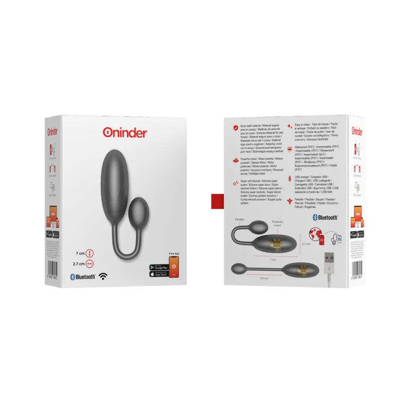 ONINDER - OVO VIBRATÓRIO DENVER ROSA 7 X 2,7 CM APLICATIVO GRATUITO - Image 32