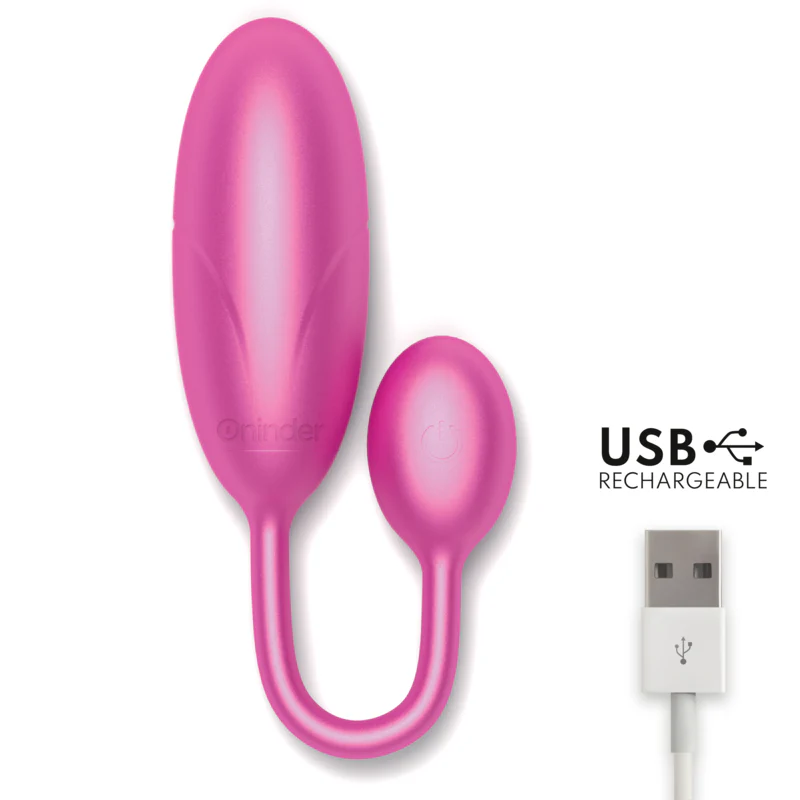 ONINDER - OVO VIBRATÓRIO DENVER ROSA 7 X 2,7 CM APLICATIVO GRATUITO - Image 4