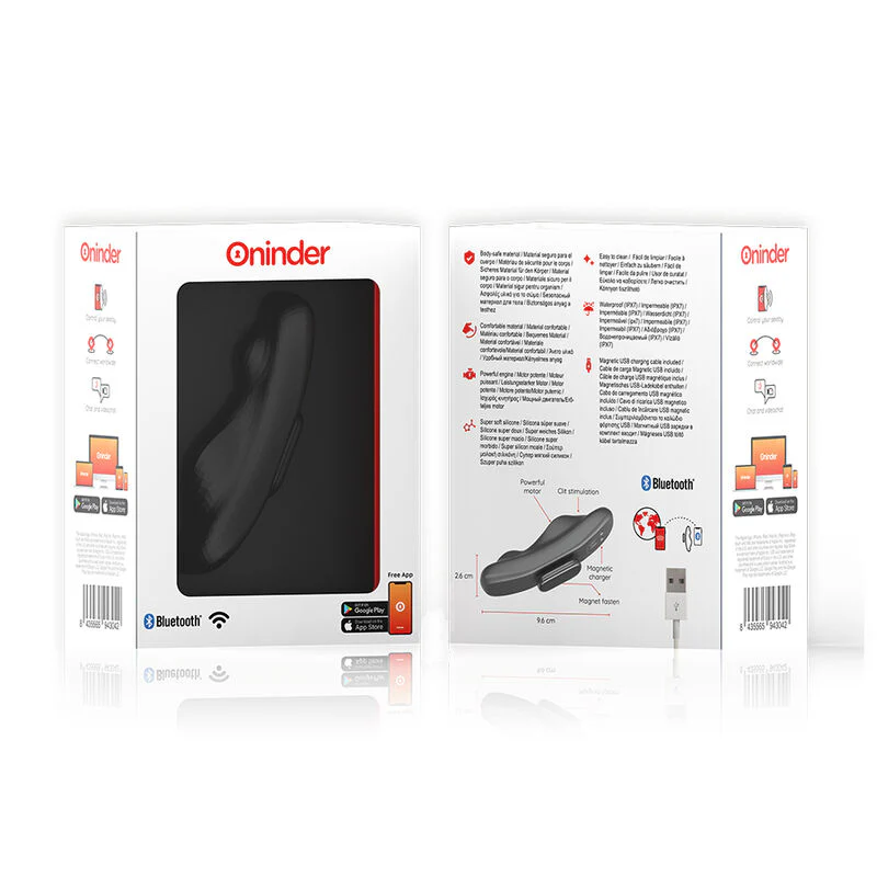 ONINDER - VIBRADOR RECARREGÁVEL MANILA PANTY 9 VELOCIDADES 9,6 CM X 2,6 CM - APLICATIVO GRATUITO - Image 6
