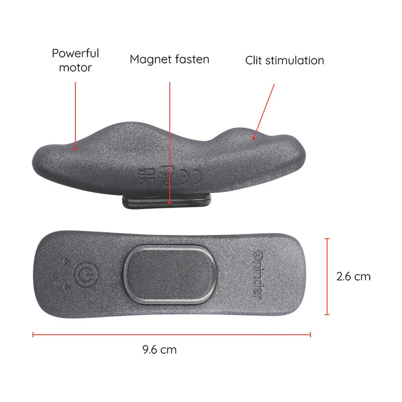 ONINDER - VIBRADOR RECARREGÁVEL MANILA PANTY 9 VELOCIDADES 9,6 CM X 2,6 CM - APLICATIVO GRATUITO - Image 8