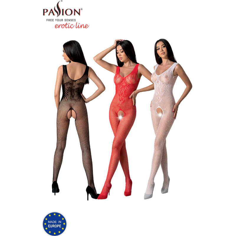 PASSION - BS098 BODYSTOCKING NEGRO TALLA UNICA - Image 15