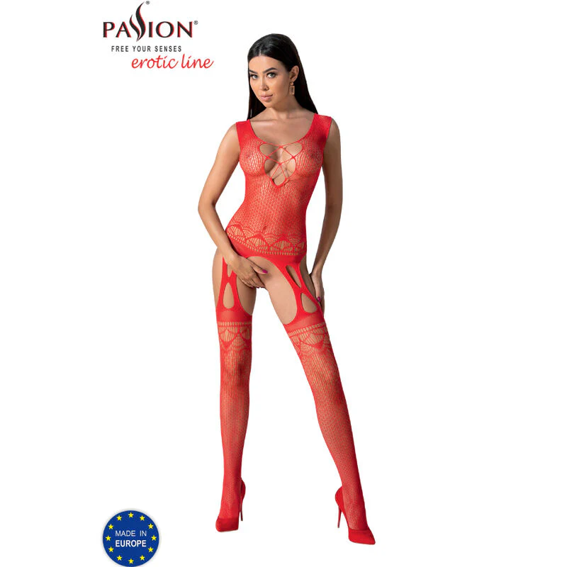 PASSION - BS099 BODYSTOCKING NEGRO TALLA UNICA - Image 10