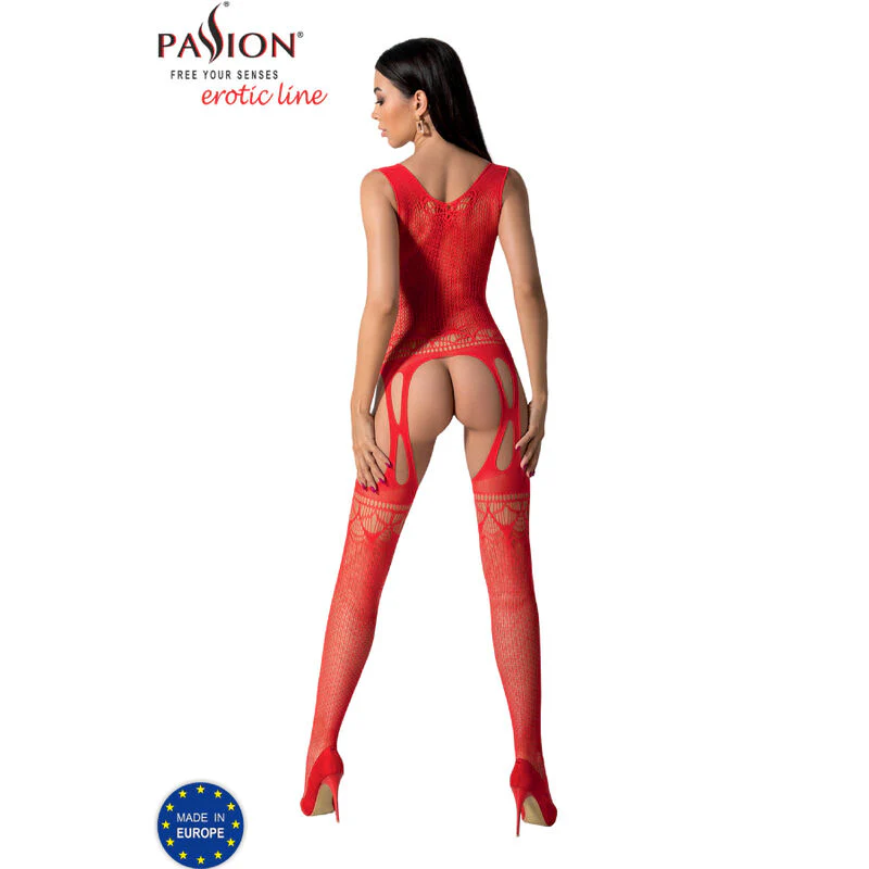 PASSION - BS099 BODYSTOCKING NEGRO TALLA UNICA - Image 12