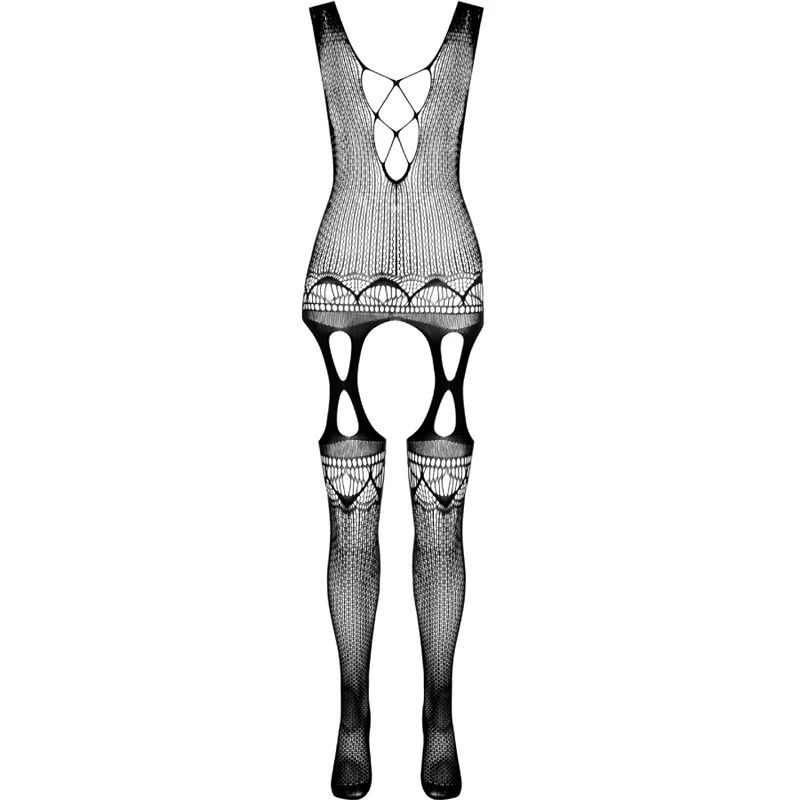 PASSION - BS099 BODYSTOCKING NEGRO TALLA UNICA - Image 2