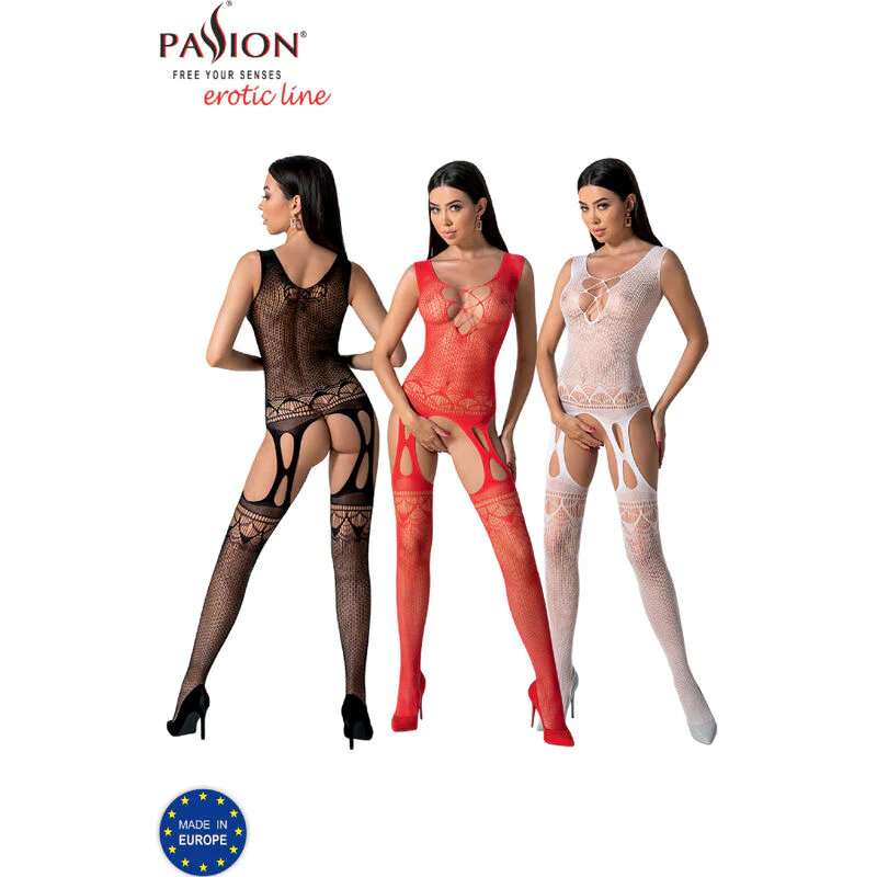 PASSION - BS099 BODYSTOCKING NEGRO TALLA UNICA - Image 22