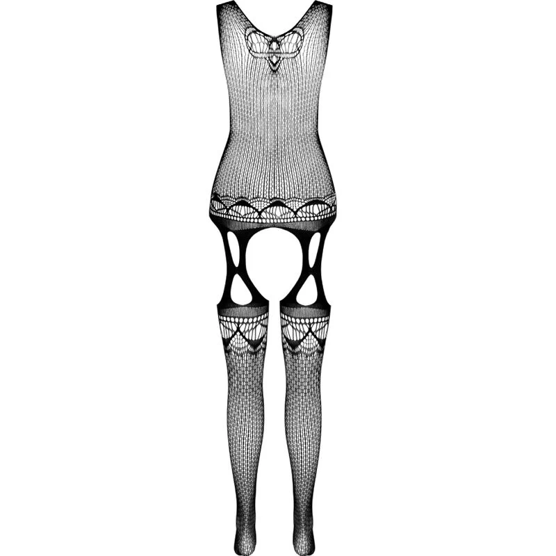 PASSION - BS099 BODYSTOCKING NEGRO TALLA UNICA - Image 5
