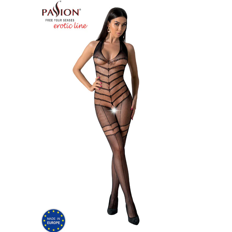 PASSION - BS100 BODYSTOCKING NEGRO TALLA UNICA - Image 6