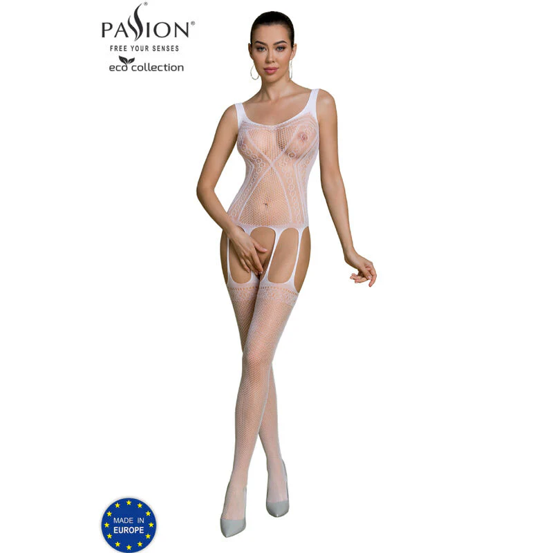 PASSION - COLEO ECO BODYSTOCKING ECO BS007 PRETO - Image 26