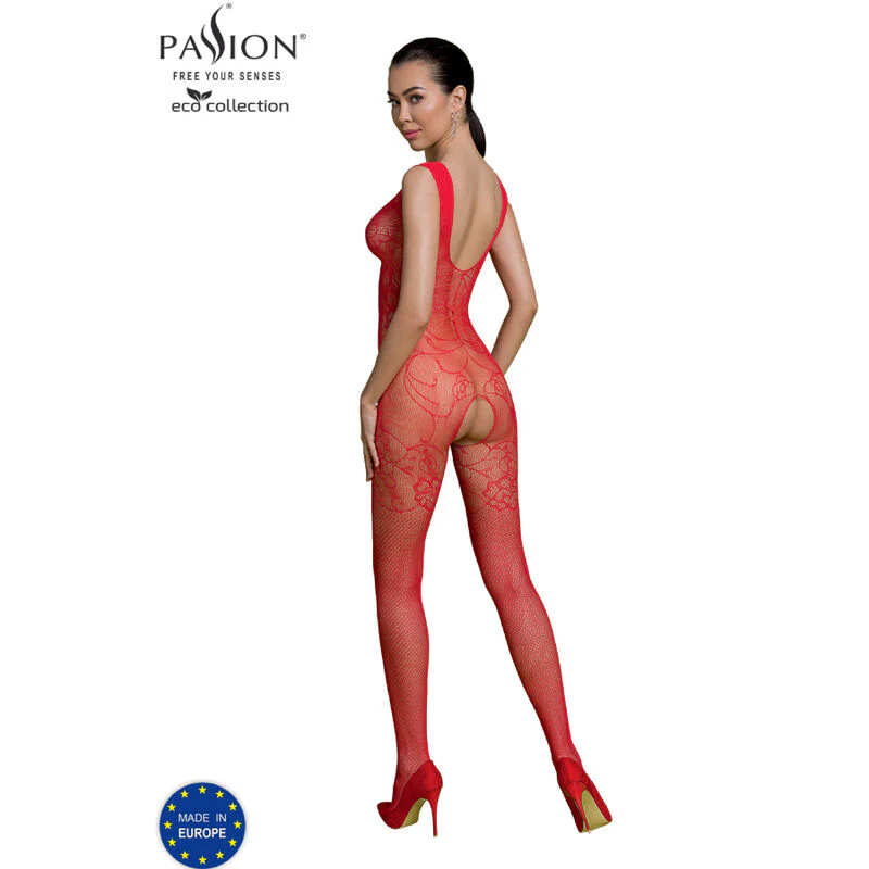 PASSION - COLEO ECO BODYSTOCKING ECO BS012 BRANCO - Image 11