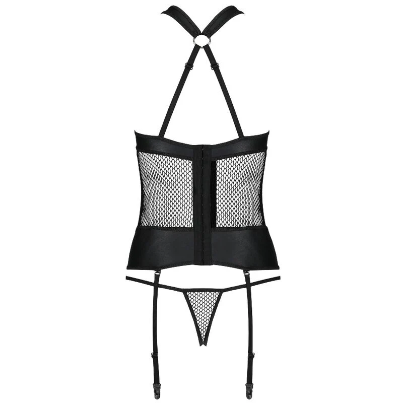 PASSION - CORSET DE COURO ECOLÓGICO AMANDA S/M - Image 2