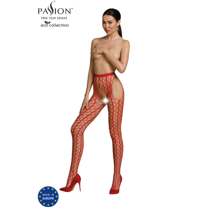 PASSION - ECO COLLECTION BODYSTOCKING ECO S007 NEGRO - Image 16