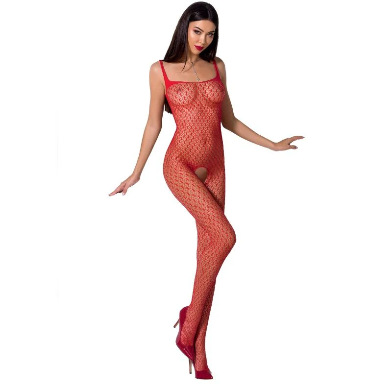 PASSION WOMAN BS071 BODYSTOCKING BLANCO TALLA UNICA - Image 3