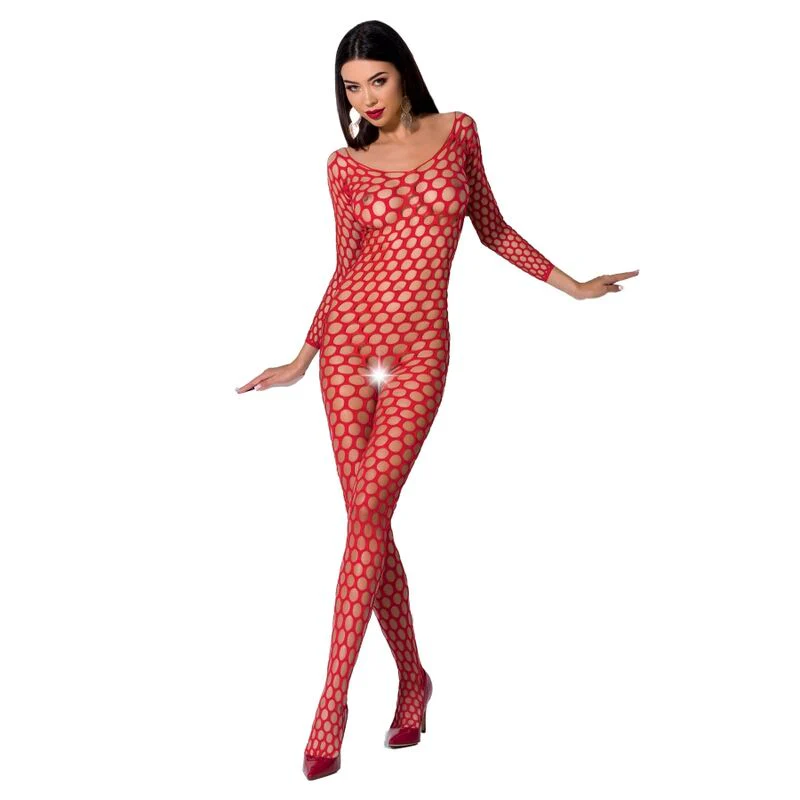 PASSION - WOMAN BS077 BODYSTOCKING TAMANHO ÚNICO PRETO - Image 3