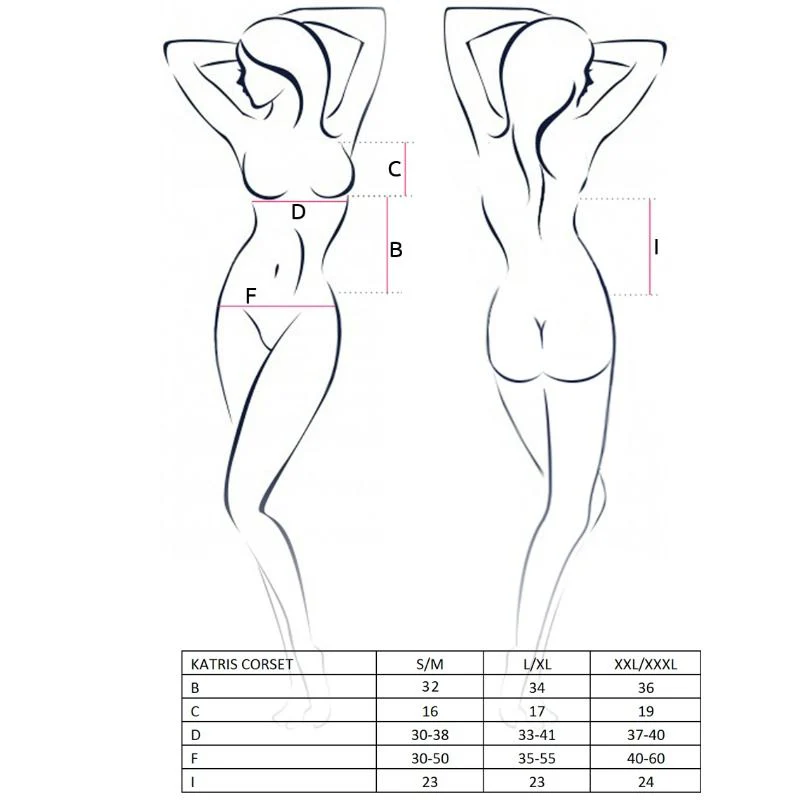 PASSION - WOMAN KATRISS CORSET NEGRO TALLA L/XL - Image 4