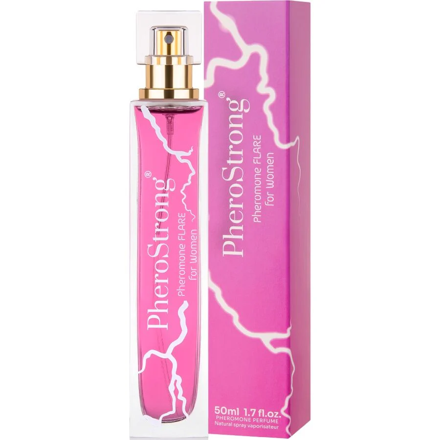 PHEROSTRONG - FLARE PERFUME COM FEROMÔNIOS PARA MULHERES 50 ML