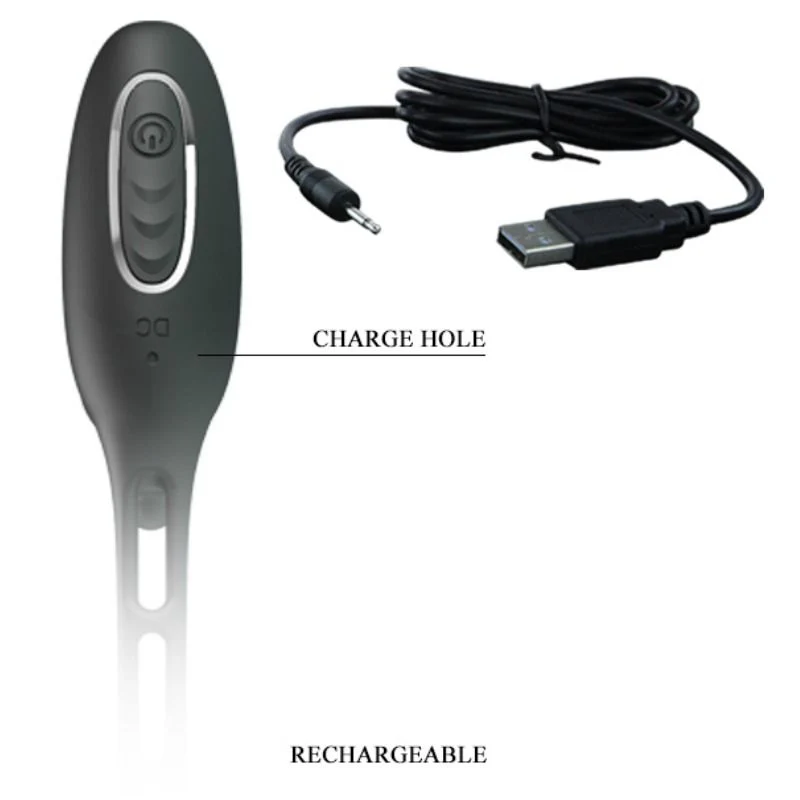 PRETTY LOVE - ANÉIS PARA PÊNIS COM PLUG VIBRADOR - Image 8