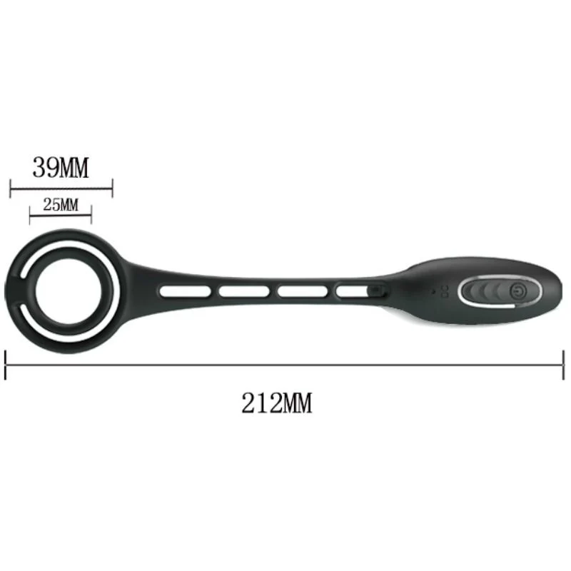 PRETTY LOVE - ANÉIS PARA PÊNIS COM PLUG VIBRADOR - Image 9