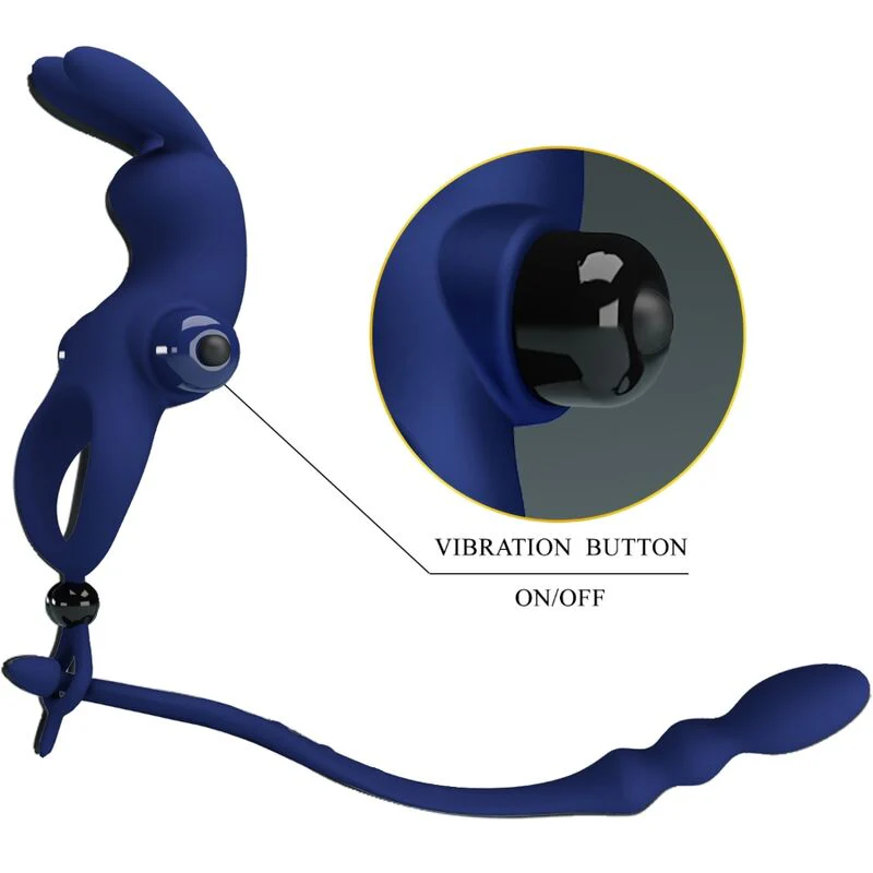 PRETTY LOVE - AYAD ANEL VIBRADOR COELHO COM PLUG AZUL - Image 10