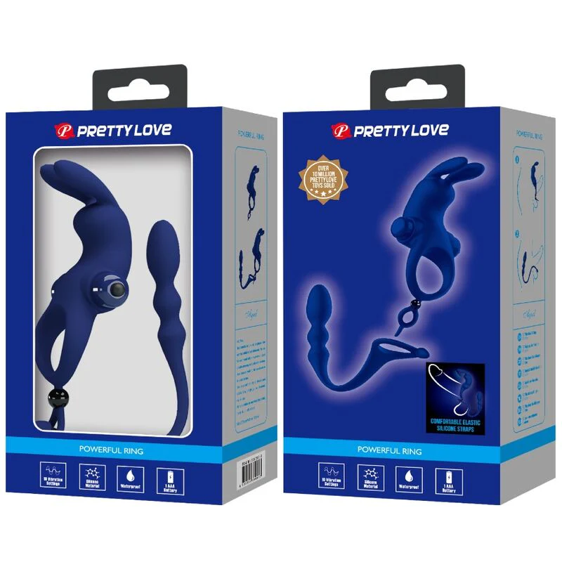 PRETTY LOVE - AYAD ANEL VIBRADOR COELHO COM PLUG AZUL - Image 11