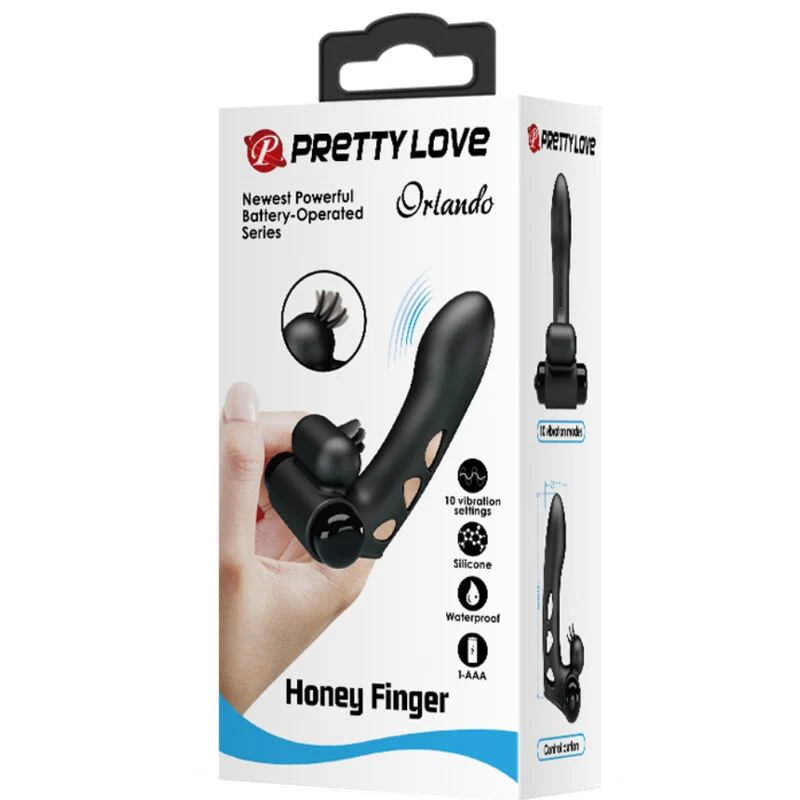 PRETTY LOVE - CAPA DE DEDO VIBRADOR PRETO ORLANDO - Image 10