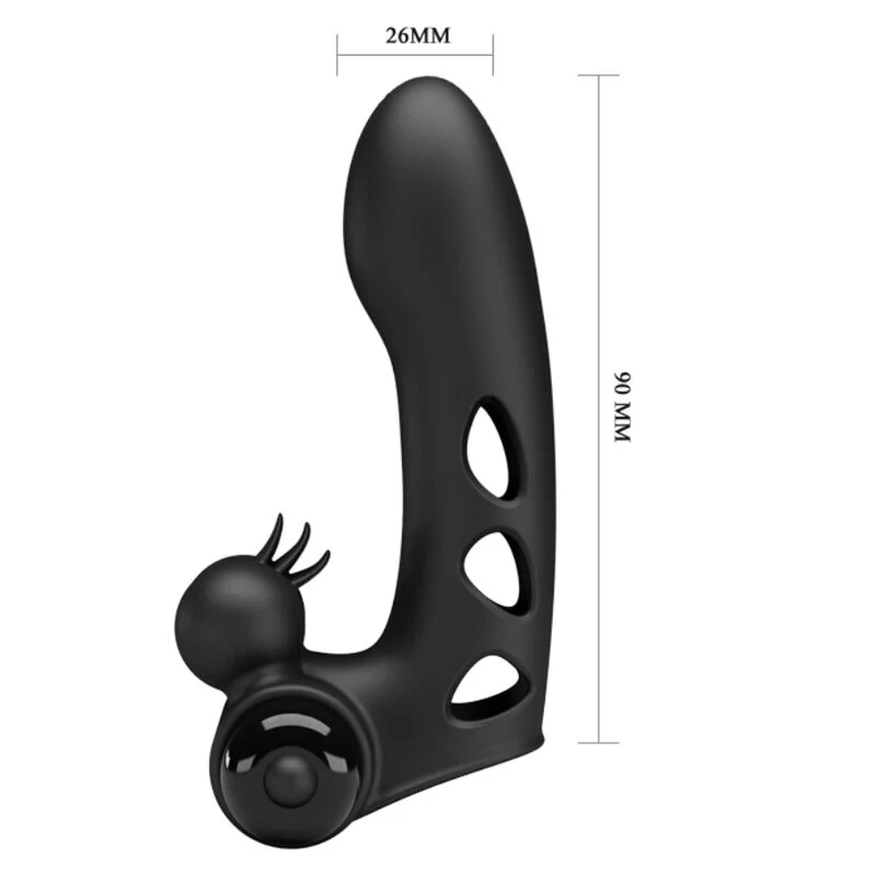 PRETTY LOVE - CAPA DE DEDO VIBRADOR PRETO ORLANDO - Image 6