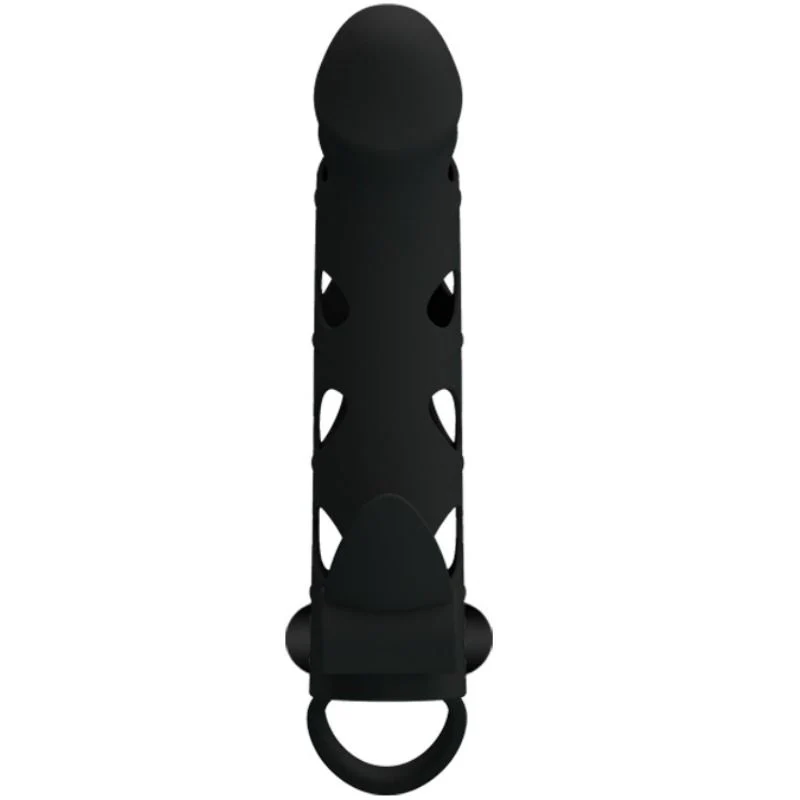 PRETTY LOVE - CAPA DE SILICONE COM VIBRAO 15.2 CM - Image 4