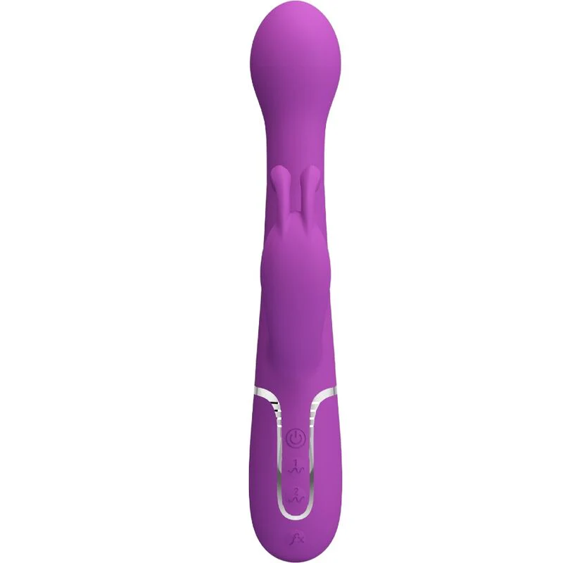 PRETTY LOVE - DEJON 3 EM 1 MULTIFUNCIONAL RABBIT VIBRADOR ROXO - Image 2