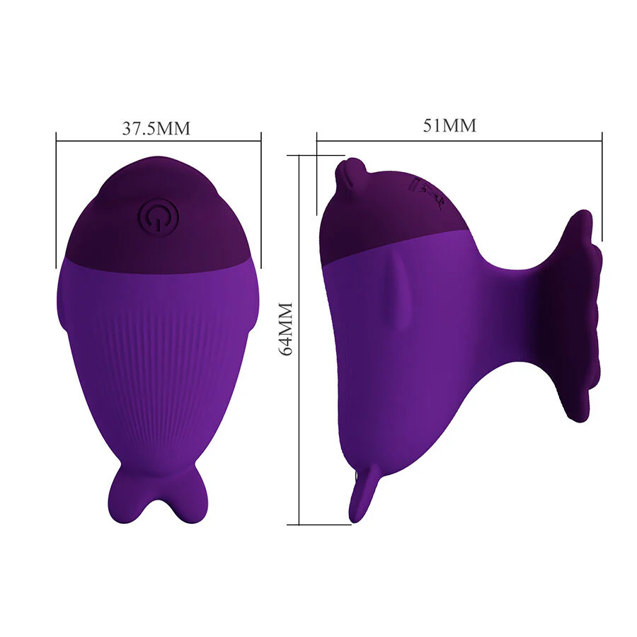 PRETTY LOVE - DOLPHIN MINI VIBRADOR COM CLIP - Image 8