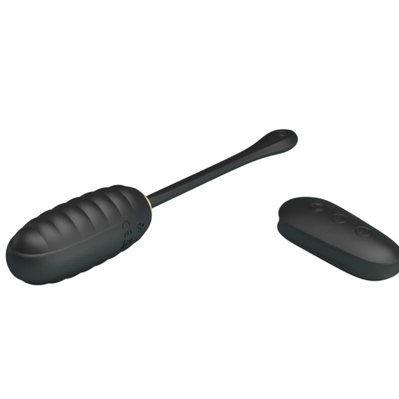 PRETTY LOVE - DOREEN LUXURY RECARREGÁVEL VIBRADOR OVO PRETO CONTROLE REMOTO - Image 4