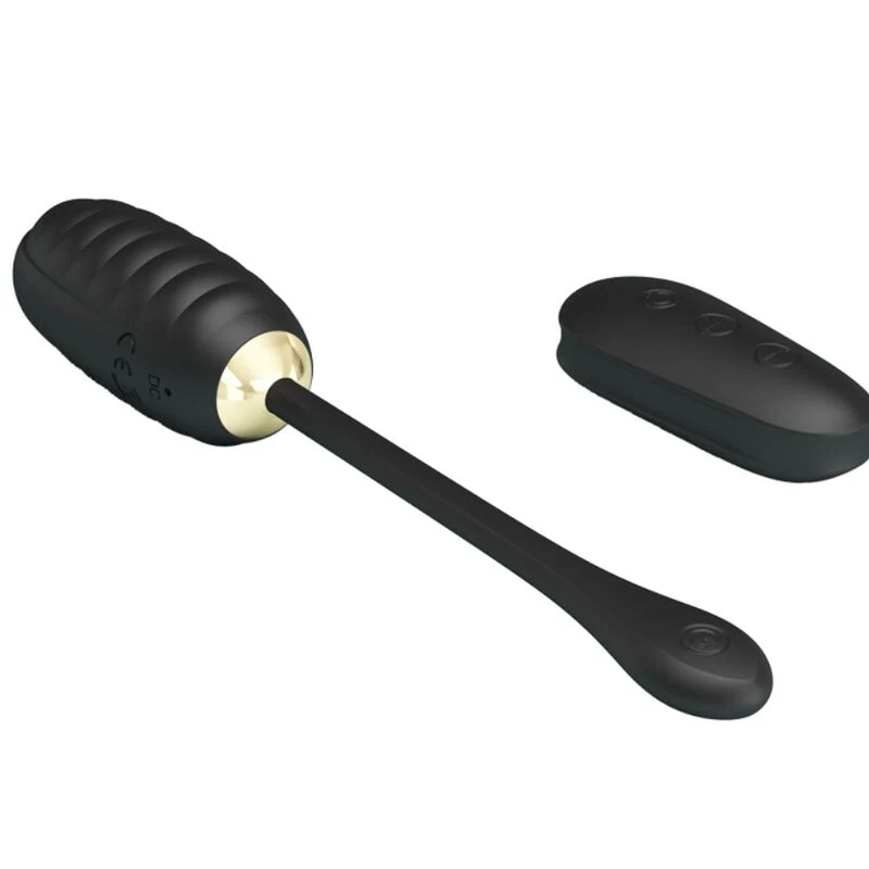 PRETTY LOVE - DOREEN LUXURY RECARREGÁVEL VIBRADOR OVO PRETO CONTROLE REMOTO - Image 5