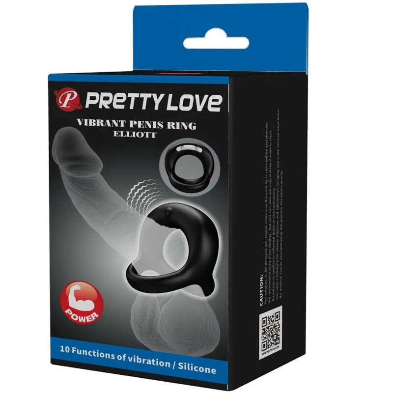 PRETTY LOVE - ELLIOTT ANEL VIBRATÓRIO PRETO - Image 9