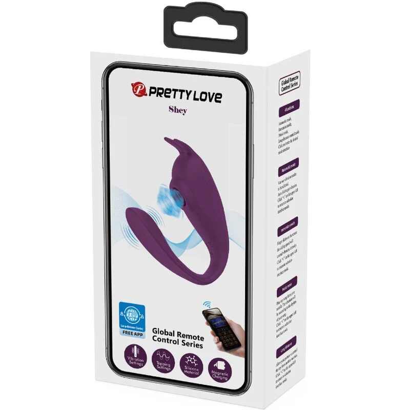 PRETTY LOVE - ESTIMULADOR E VIBRADOR SHEY APLICATIVO GRATUITO LONGA DISTÂNCIA ROXO - Image 9