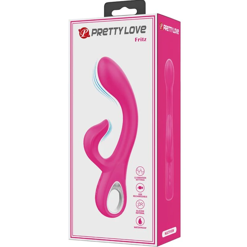 PRETTY LOVE - FRITZ RABBIT VIBRADOR 12 VIBRAÇÕES ROSA - Image 9