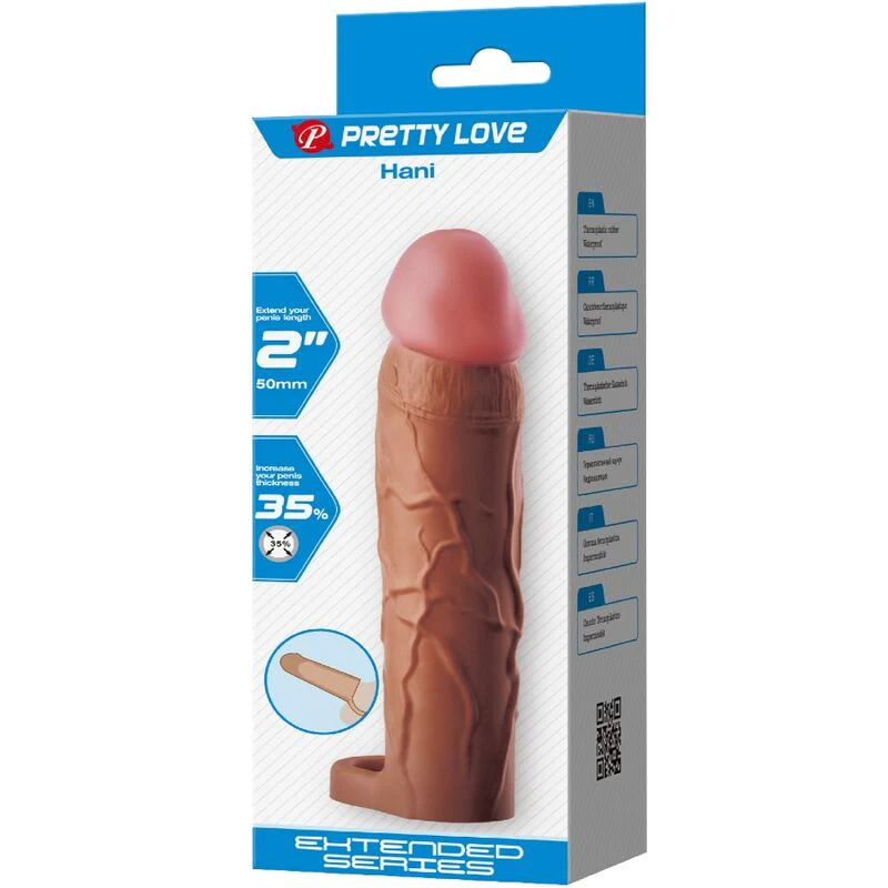PRETTY LOVE - MANGA HANI PENIS COM EXTENSÃO DE 5 CM MULATO - Image 7