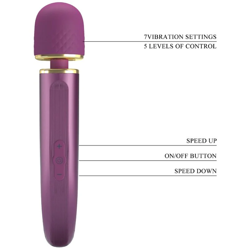 PRETTY LOVE - MASSAGER 7 MODOS DE VIBRAO ROXO - Image 8