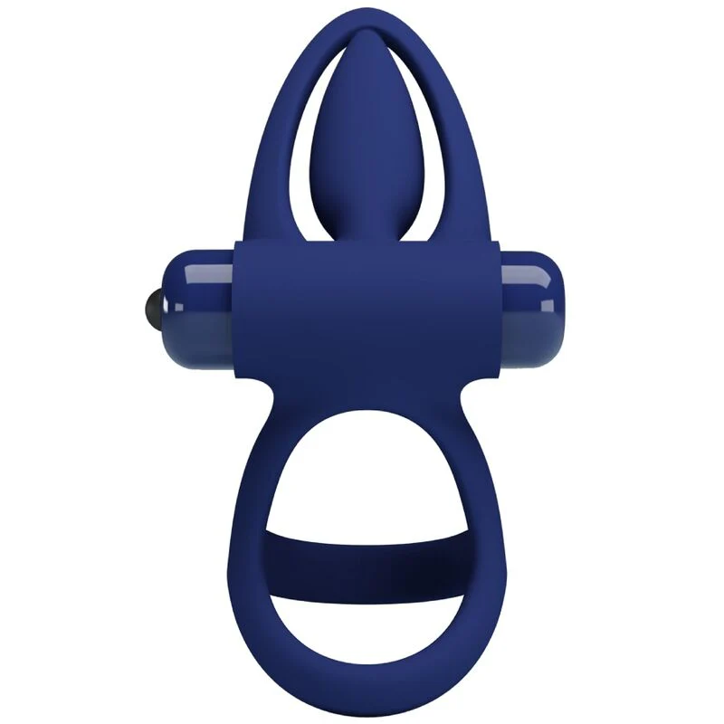PRETTY LOVE - MAT ANEL DUPLO COM VIBRAO E ESTIMULADOR AZUL - Image 4