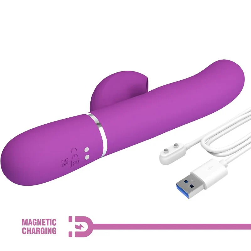 PRETTY LOVE - PERLITA 3 EM 1 MULTIFUNCIONAL COELHO VIBRADOR ROXO - Image 7